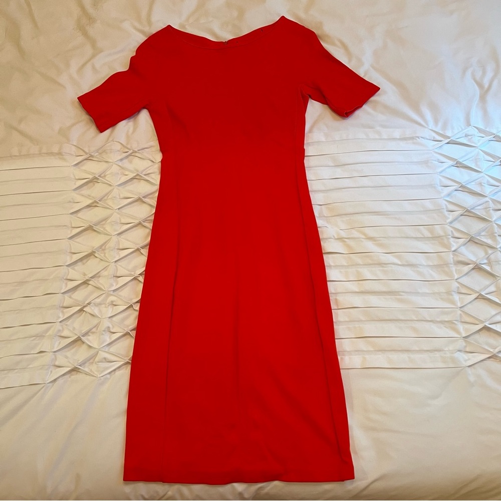 Zara midi red dress